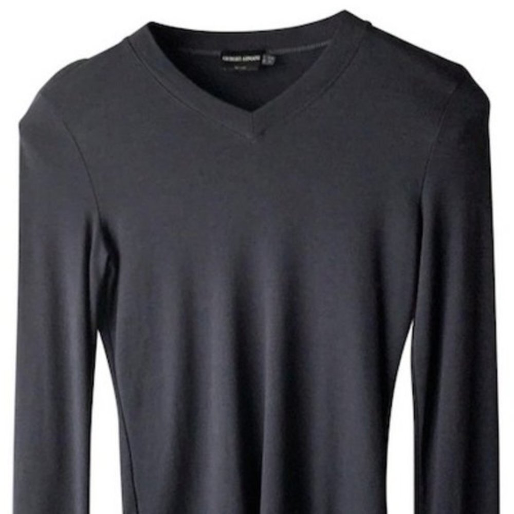 Giorgio Armani | Cashmere/Silk V Neck Top